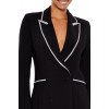 Rhinestone-Trim Blazer Dress Rhinestone-Trim Blazer Dress