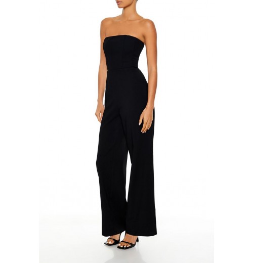 Lace-Up Strapless Jumpsuit Lace-Up Strapless Jumpsuit