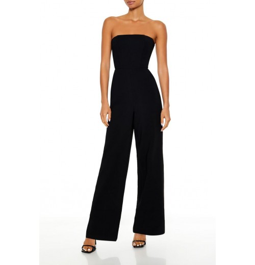 Lace-Up Strapless Jumpsuit Lace-Up Strapless Jumpsuit